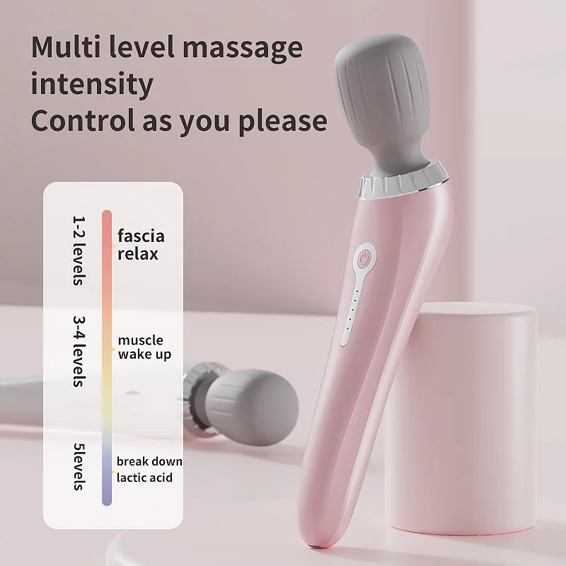 New Portable handheld massager USB rechargeable multifunctional full body massage gun relax neck back legs and waist masajeador