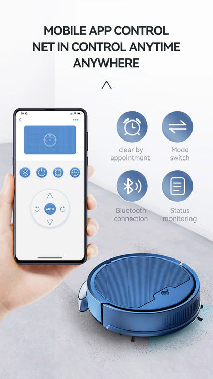 2024 New Automatic Sweeping Robot Vacuum Cleaner APP Control Water Tank Sweep And Wet Mopping Vacuum Clean Intelligent Robot