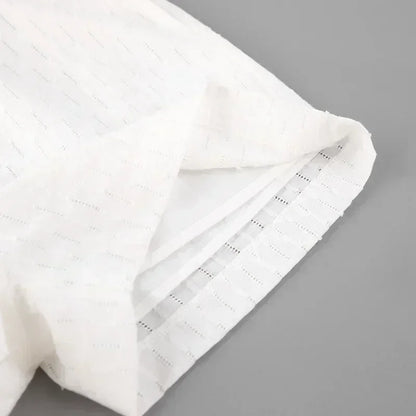 Casual Loose Women Short Two Piece Set Suit Fashion Blouse Long Sleeve Shirt Lady Simple Style Shorts Streetwear Blouse Tops