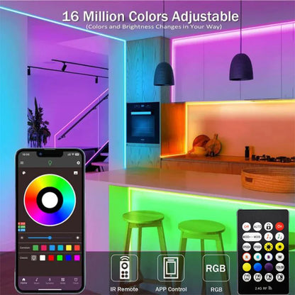 Gaming LED Lights Strip Smart Ambient Lighting PC/TV Display Backlight Lights Strip Smart Control RGB DIY Party Screen Light