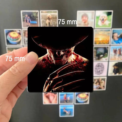 Horror Freddy Krueger Fridge Magnet Photo Personalized For Office Family Kitchen Refrigerator Friends Gift Holiday Decor