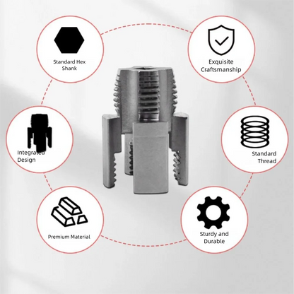 Multifunctional Screw Extractor Kit Easy Removal Compact Broken Screw Extractor Repair Powerful Claw Screw Extraction Tool Sink