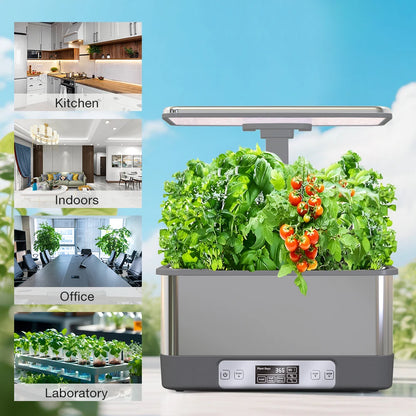 8 Pods Hydroponics Growing System Herb Garden Kits Indoor Adjustable Height Automatic WIFI Intelligent Hydroponic Planter
