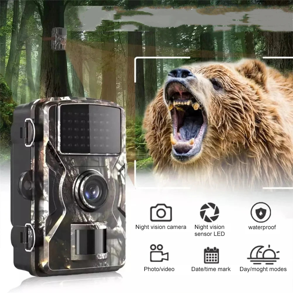 1pcs Hunting Trail Camera Wildlife Camera Night Vision Motion Activated Outdoor Forest Camera Trigger Wildlife Scouting Camera