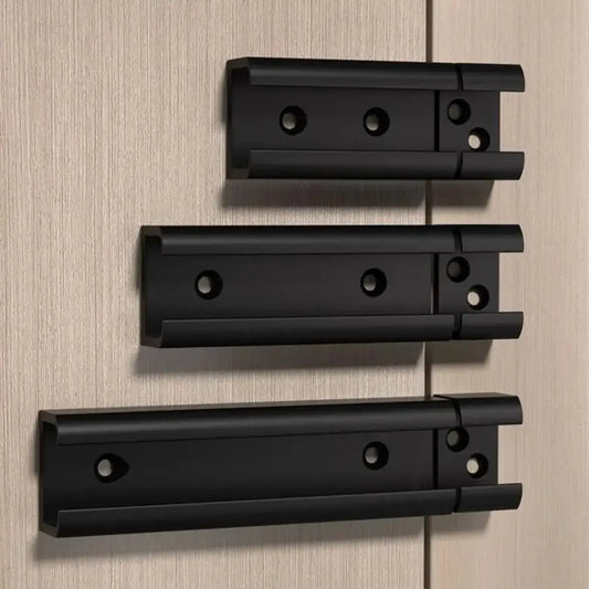 Durable Anti-theft Luminous Door Buckle No Punching Security Sliding Door Bolt Aluminum Alloy Door Catch Furniture Hardware