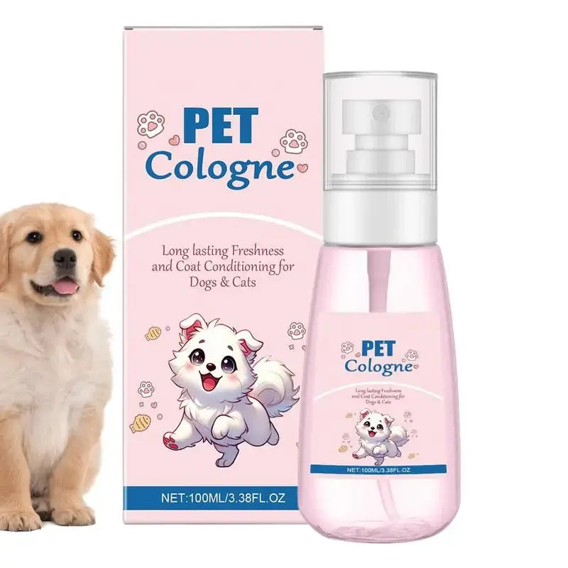100ml Deodorizing Dog Spray Mild Kitten Odor Removal Natural Deodorizer Perfume Spray for Dogs Cats Long-lasting Odor Control