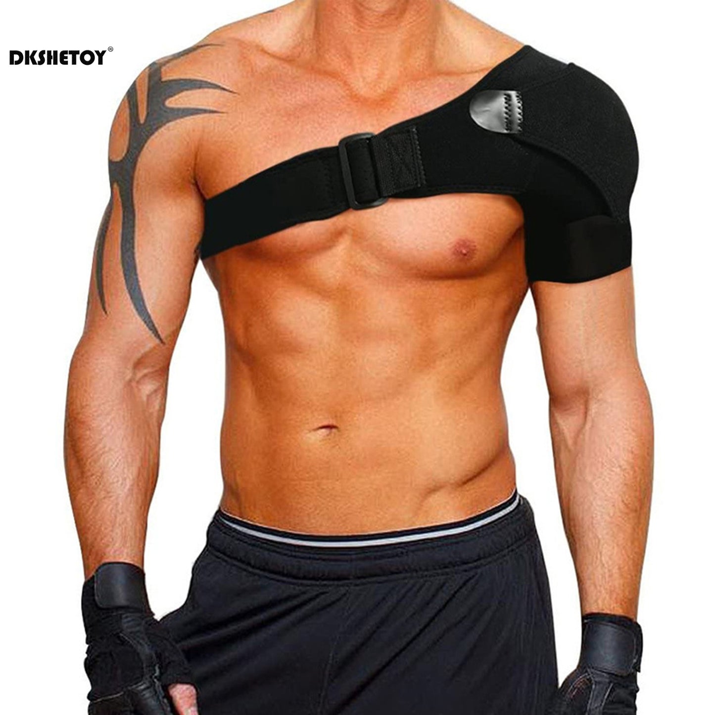 Support Brace for Torn Rotator Cuff Adjustable Shoulder Support pad Belt Band Strap Wrap Compression Sleeves Back Brace Guard
