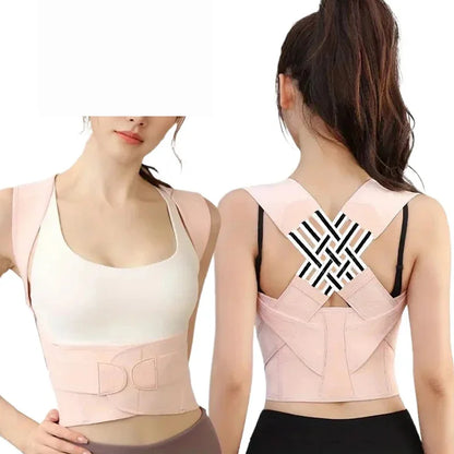 Posture Corrector for Women & Men – Adjustable Back Brace, Scoliosis & Hunchback Support, Spine Alignment