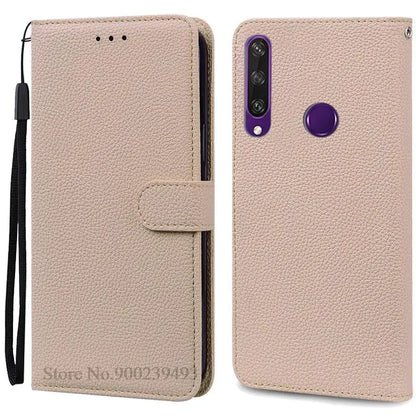 For Huawei Y6P Case Leather Wallet Flip Case For Huawei Y6p Case MED-LX9N Soft Full Cover Coque Fundas for Huawei Y6P Case