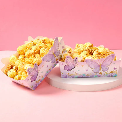 Butterfly Party Snack Tray Butterfly Birthday Party Decoration Kids Girls Birthday Party Supplies Baby Shower Party Decoration