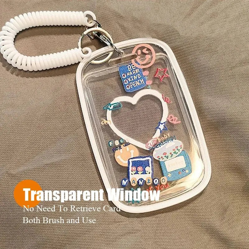 1PC Bus Card Set Campus Card Subway Card Work Card Factory Brand Ins Card Set Meal Card ID Card Pick-up and Drop off Card Protec