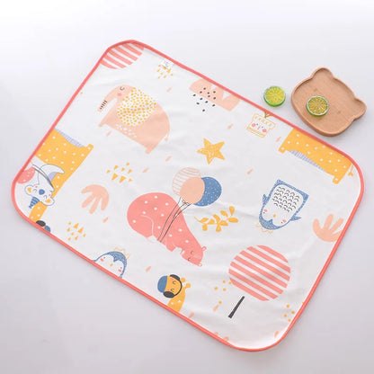 Large Size Baby Waterproof Diaper Changing Mat Reusable Diapers For Newborns Washable Mattress Pad Breathable Baby Diaper Bags