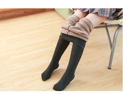Winter Infant Girls Plus Velvet Pantyhose Children's Leggings Thickening Kids Babys Skinny Pants Snow Keep Warm