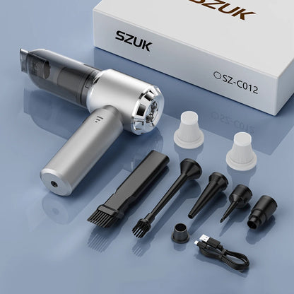 SZUK 985000PA Car Vacuum Cleaner Wireless Mini Handheld Strong Suction Cleaning Machine Portable Vacuum Cleaner for Car Home