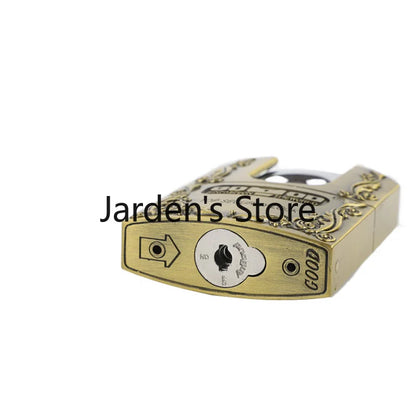 Strong Padlock with Key Outdoor Door Locks Classical Solid Dormitory Lock Anti-theft Warehouse Barn Big Cabinet Rustproof Locks