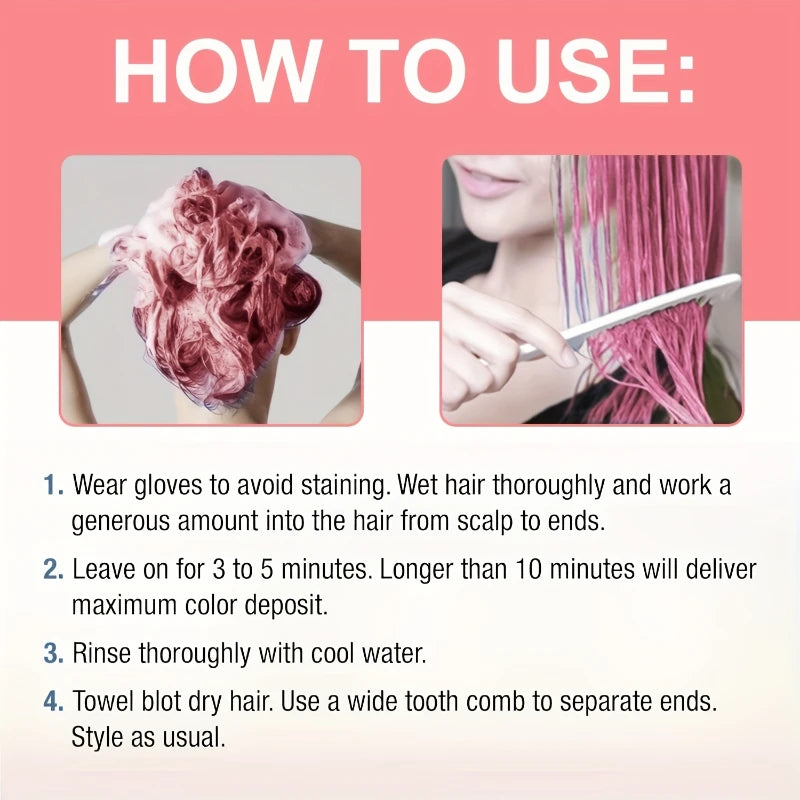 Color-Protecting Shampoo,Pink Setting Shampoo,Color Locking Care Shampoo,Enhance Color Retention Shampoo Makeup Color Protection