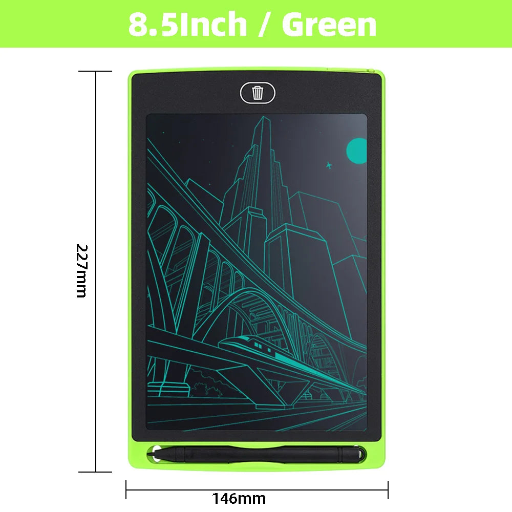 Writing Digital Graphic Drawing Tablets Electronic Handwriting Pad Toys for kids 8.5Inch Electronic Drawing Board LCD Screen