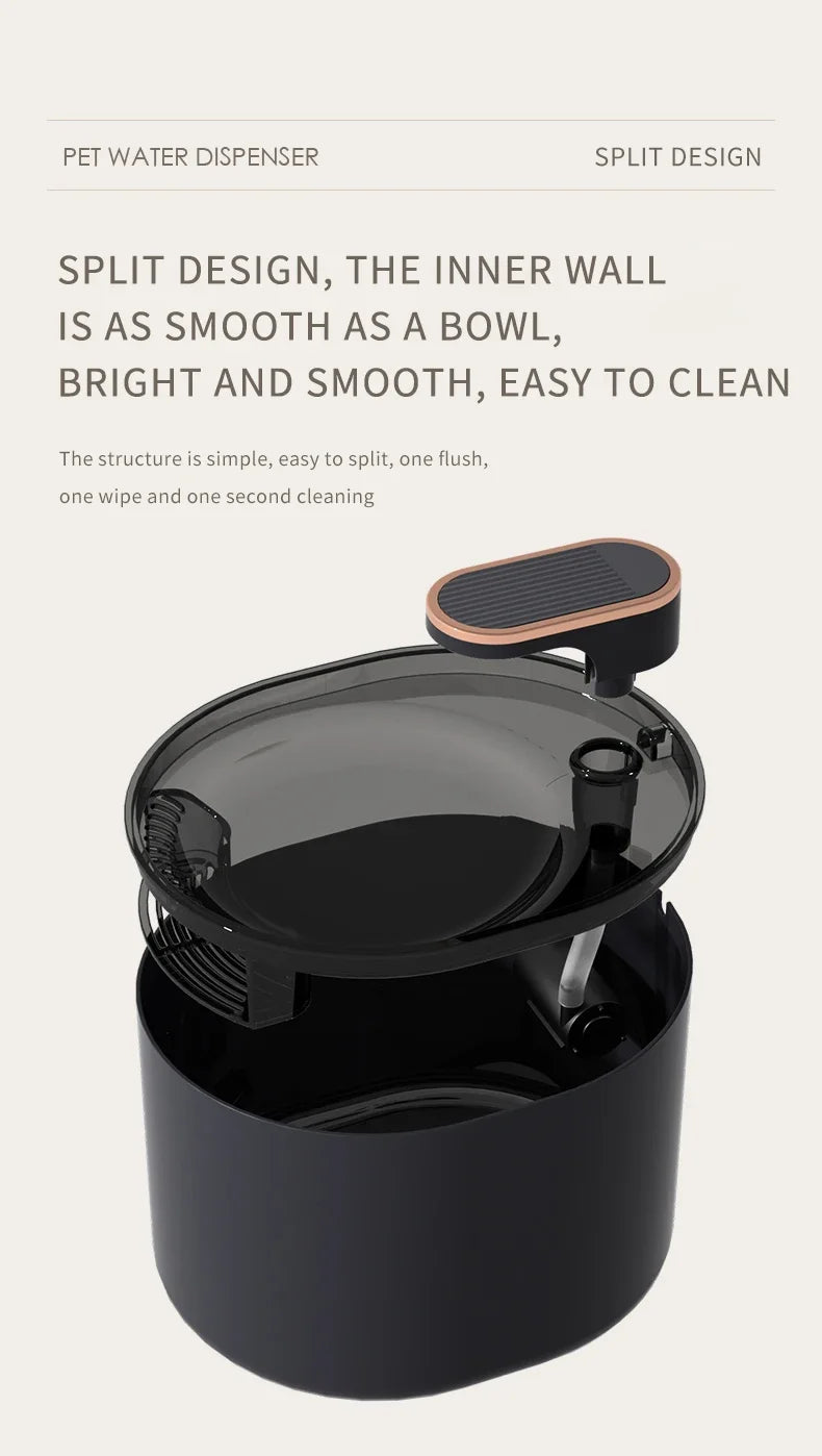 Pet Cat Water Fountain Automatic Cat Drinking Fountain USB Charge Electric Feeder Pet Water Dispenser for Cat Supplies