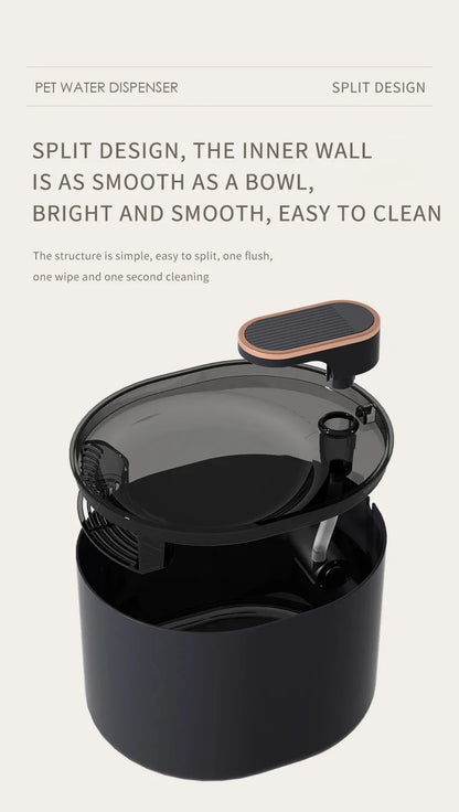 Pet Cat Water Fountain Automatic Cat Drinking Fountain USB Charge Electric Feeder Pet Water Dispenser for Cat Supplies