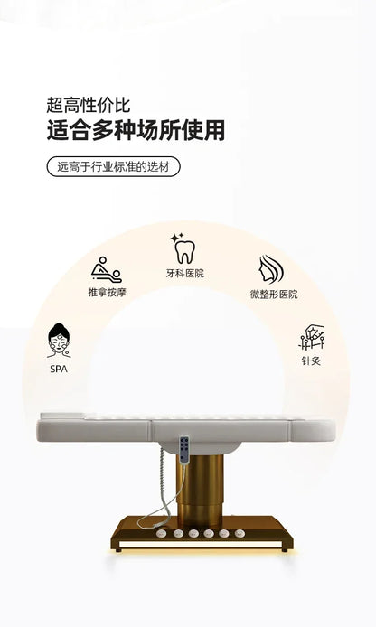 High-End Facial Bed Electric Lifting Dental Bed Physiotherapy Bed for Beauty Salon