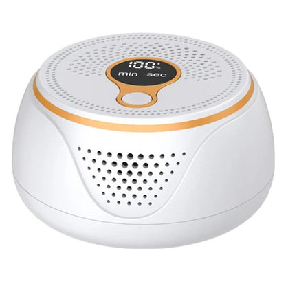 A69eodor Remover Machine For Smoke Smell, Mini Round Air Purifier, Wireless Portable Odor Air Eliminator Freshener