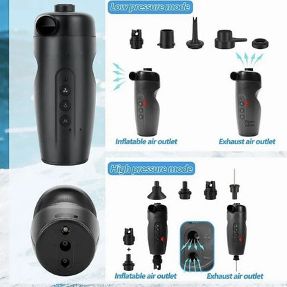 Electric Air Pumps Wireless Inflator Plastic Rechargeable for Camping Gear Paddle Board Pool Toys Tire Quick Inflation