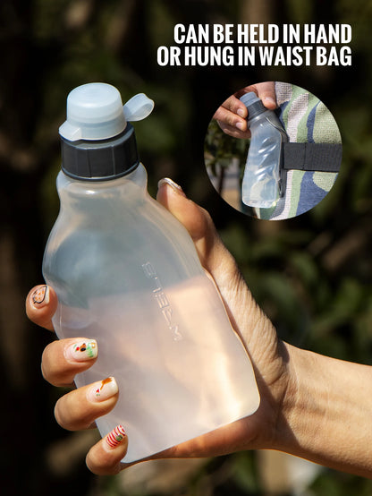 WRELS Handheld Hydration Sports Water Bottles BPA-Free Water Bottles for the Running Hydration Belt for Marathon Hiking Cycling
