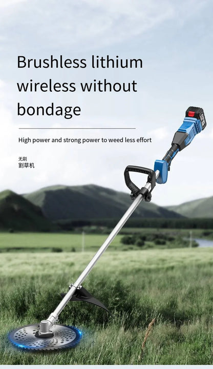 Multifunctional Lithium Battery Lawn Mower For Courtyard, Household Cordless Electric Lawn Mower, Portable Garden Lawn Mower