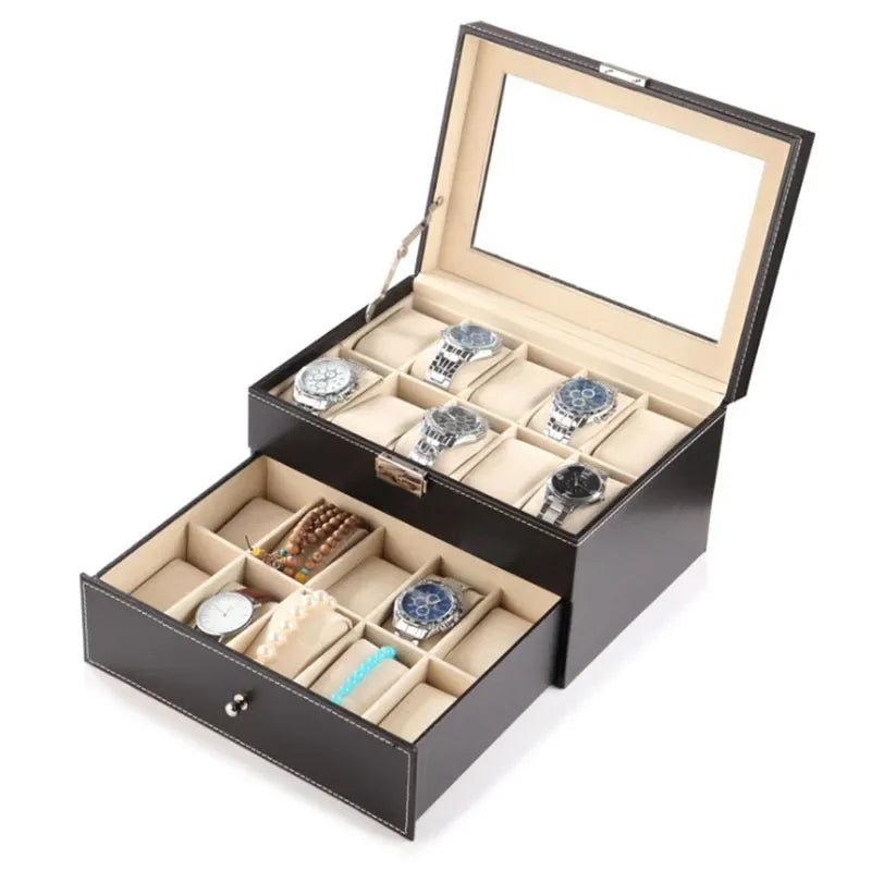 Simple Watch Storage Box, PU Leather Watch Box, Watch Storage Box, Watch Display Box, Watch Storage Box, Watch Collection Box