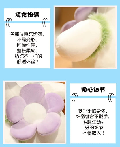 Lovely Duck Doll Flower Duck Plush Toy Stuffed Animal Plush Toy Best Gift Kawaii Plushie Toy Simulation Funny Doll