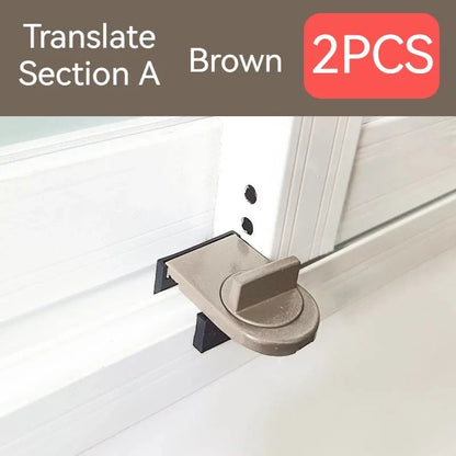 Sliding Sash Stopper Cabinet Locks Straps Doors Security Anti-theft lock Window Sliding Door Baby Kids Child Safety Doors Lock