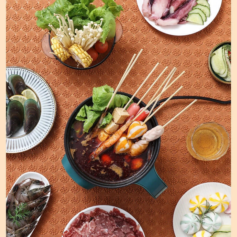 Electric Hot Pot Cooker Multicooker Hotpot Stew Heating Eggs Soup Pan Noodles  Steamer Rice Cookers Cooking Pot EU Plug