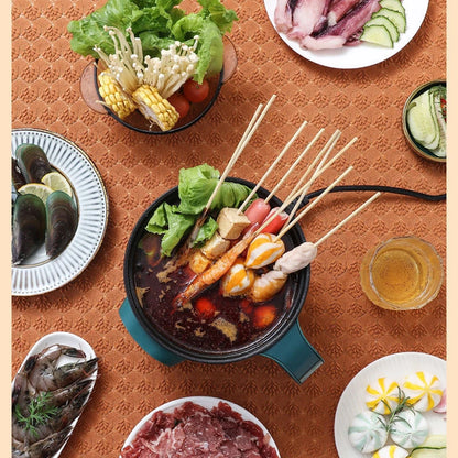 Electric Hot Pot Cooker Multicooker Hotpot Stew Heating Eggs Soup Pan Noodles  Steamer Rice Cookers Cooking Pot EU Plug