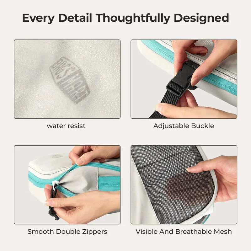 BAGSMART Compression Packing Cubes Expandable Travel Set Storage Bag 6 Pcs Travel Organizer Luggage Carry Suitcase