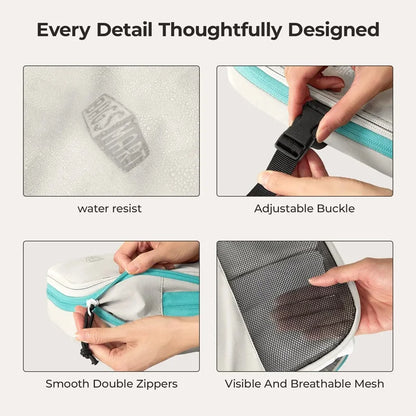 BAGSMART Compression Packing Cubes Expandable Travel Set Storage Bag 6 Pcs Travel Organizer Luggage Carry Suitcase