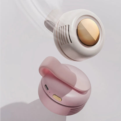 Usb Rechargeable Handheld Fan Portable Electric Fan Adjustable Wind Direction Clipped Onto Clothes Fan Summer Electric Fan