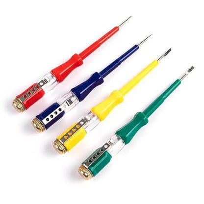 New Multipurpose Electric Tester Electric Tool Household 100-500V Circuit Test Pen Flat Screwdriver
