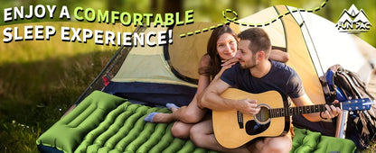 Camping Hiking Camp Sleeping Gears Air Mattresses Compact Ultralight Self-Inflating Camping Air Mattress Backpacking Hiking Tent