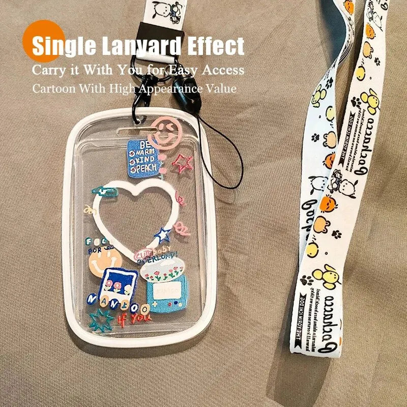 1PC Bus Card Set Campus Card Subway Card Work Card Factory Brand Ins Card Set Meal Card ID Card Pick-up and Drop off Card Protec