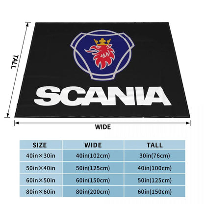 Sweden Saabs Scanias Blankets Fleece Winter Portable Lightweight Thin Throw Blanket for Bedding Travel Bedspread