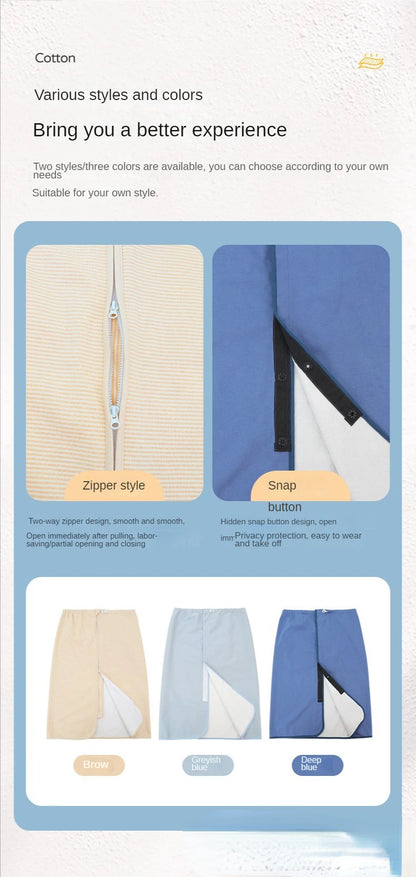 Adult Elderly Diaper Skirt Cloth Diaper for Bedridden Paralyzed Washable Cotton Diaper Pad for Menstrual Waterproof Leak-proof