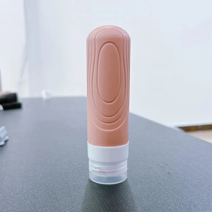 Silicone Travel Bottles Set of 4 Leak Proof 90ml Travel Refillable Bottles for Lotion Shampoo for Toiletries for On-the-go