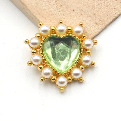 23MM fashion pearl and peach alloy accessories Diy wedding dress hair accessories invitation jewelry decorative accessories