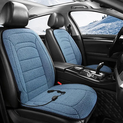 2pcs Car Driver Heated Seat Cushion Universal Auto Heated Seat Covers Seat Car Heater Cushion Fast Heating Cars Seat Heating Pad