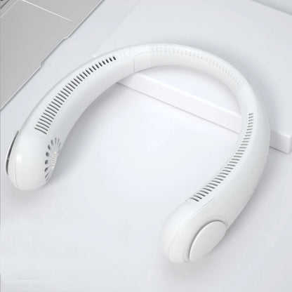 Handheld Fan Portable Mini Fan Portable Mini Leafless Hanging Neck USB Fan Battery Operated for Outdoor Use