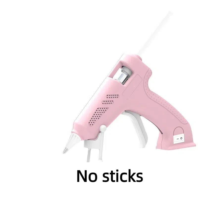 Cordless Hot Melt Glue Gun Child Hand Crafts Home DIY Repair Use 7mm Glue Stick Wireless Glue Gun