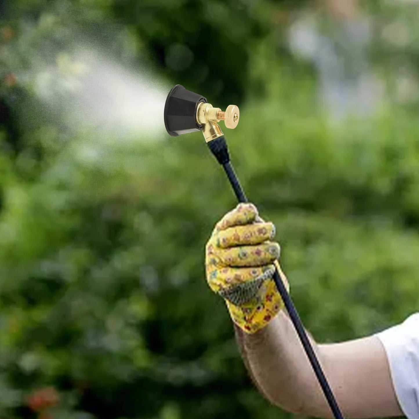 Agricultural Atomization Nozzle Alloy Adjustable Black Agricultural Sprinkler Head Garden Sprayers