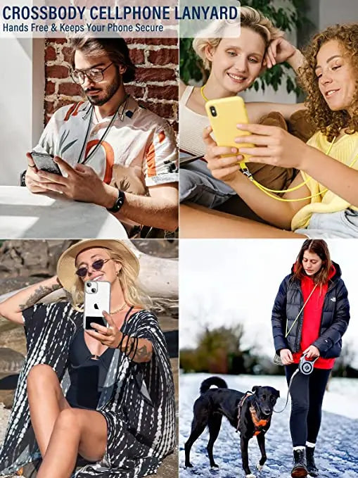Phone Lanyard Universal Cell Phone Lanyard with Adjustable Nylon Neck Strap For iPhone 14 13 12 Pro X XR 8 7 Plus Hanging Rope