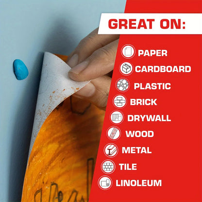 50/75g Reusable Adhesive Putty Sticky Tack Non-Toxic Removable Wall Safe Tack Putty Tabs Tack for Poster Photo Frames Decor