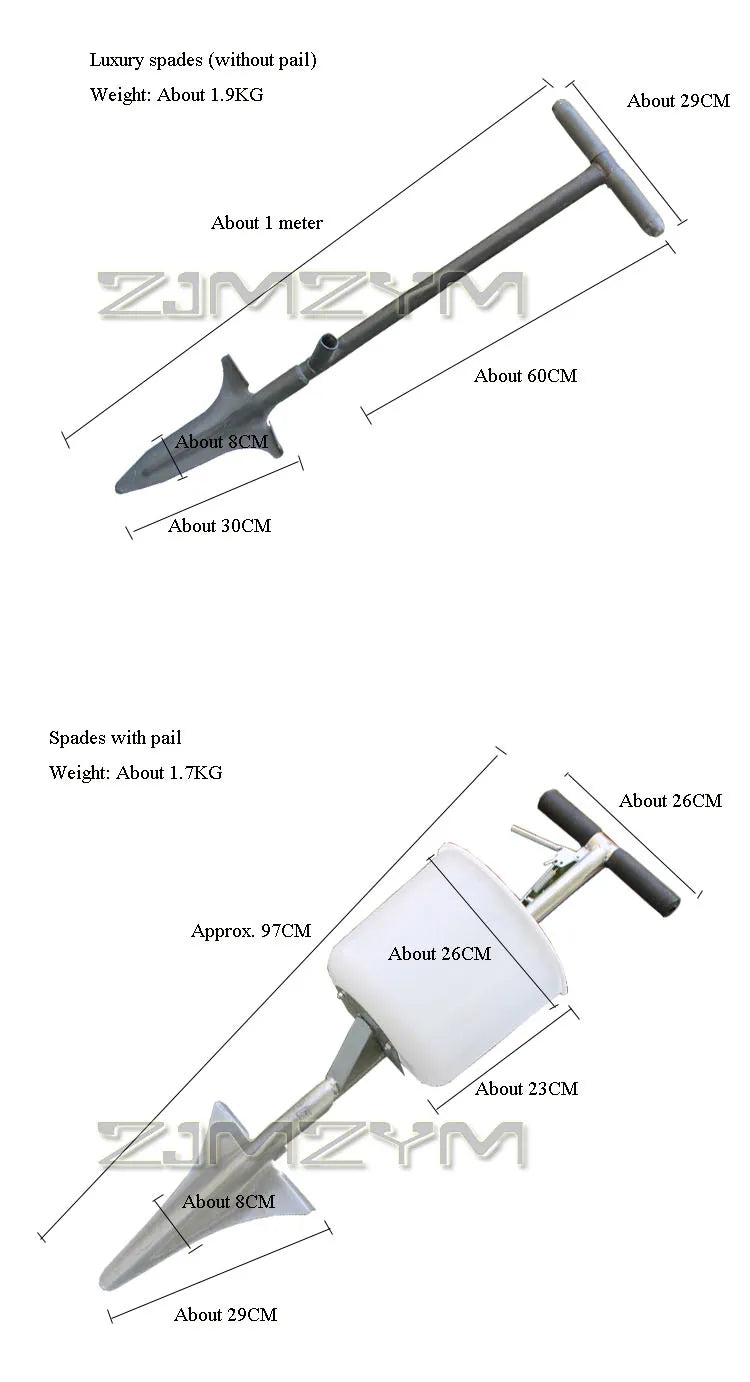 Fruit Tree Fertilizer Spreader Agricultural Hard Ground Deep Gun Small Agricultural Machine New Type Throwing Fertilizer Shovel